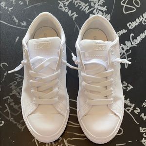 White leather Converse sneakers